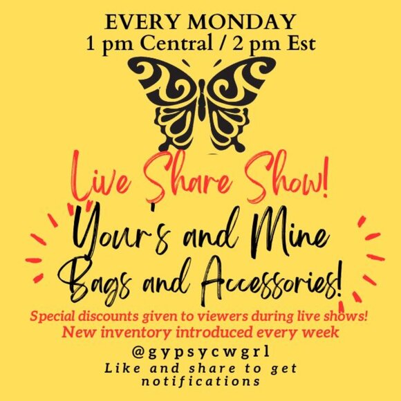 Monday Live Share Show!  EVERY MONDAY @ 1 PM CENTRAL / 2 PM EST 💛 - Picture 1 of 17